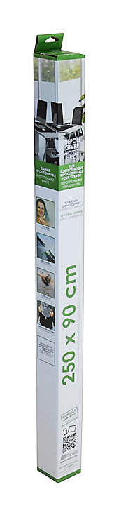 Film de vitrage dépoli répositionnable 250 x 90 cm
