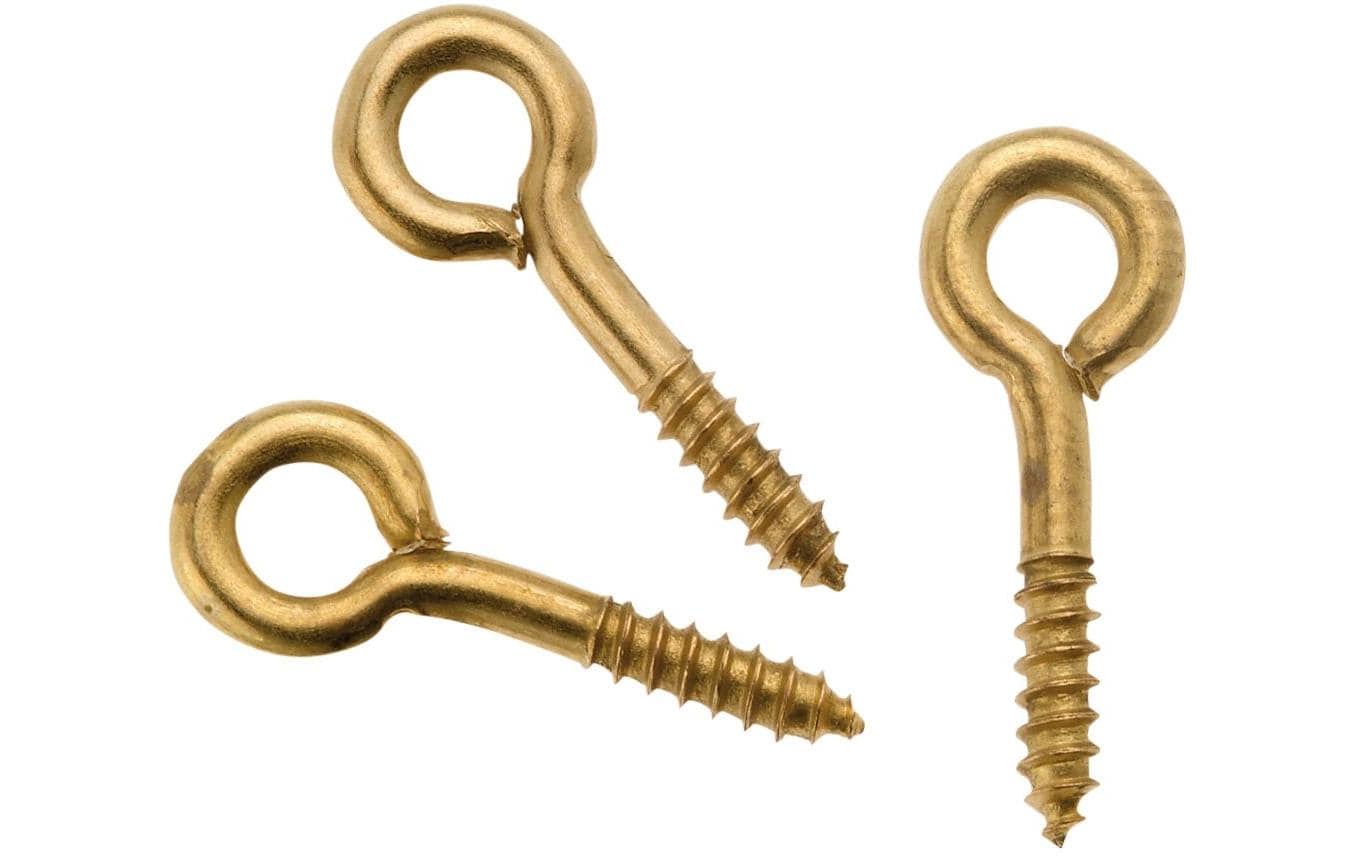 Kleineisenteile Ringschrauben 8 x 3 mm, 24 StückSchrauben mit Ring für diverse Baselarbeiten