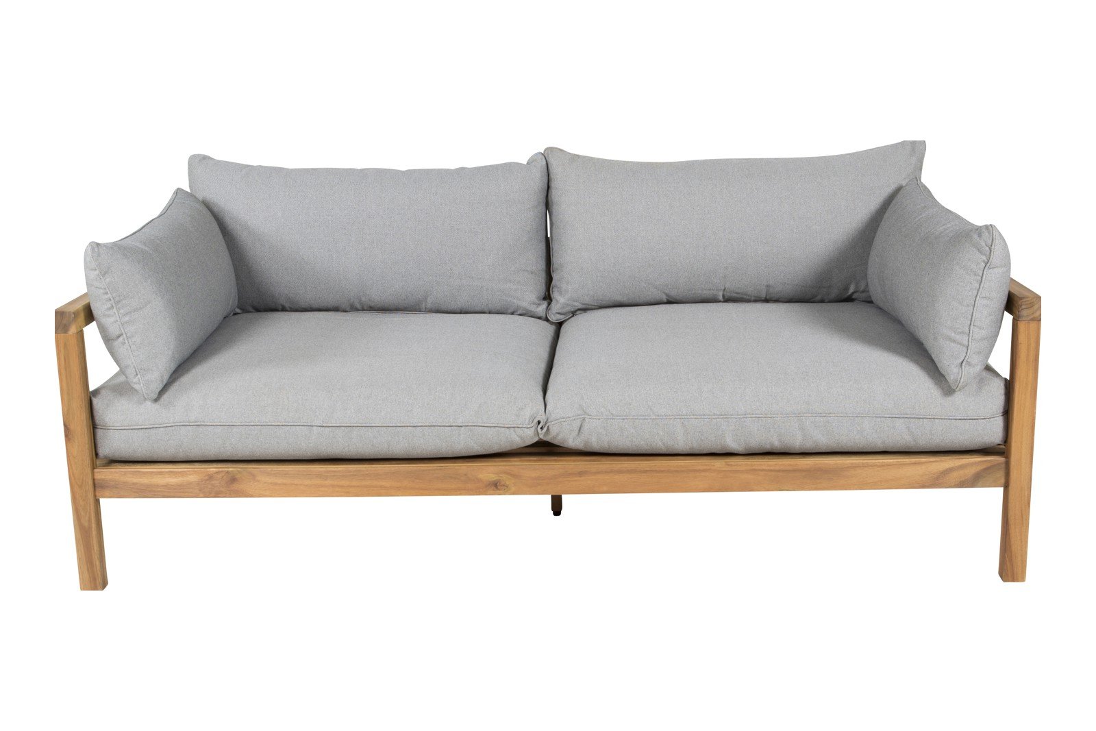 Marion sofa Heltre acasia med lysgrått tekstil