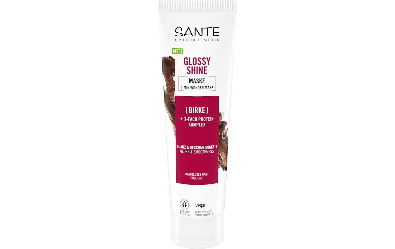 Haarmaske Glossy Shine 150 mlNatürliche Maske pflegt und schützt das Haar bis in die Spitzen