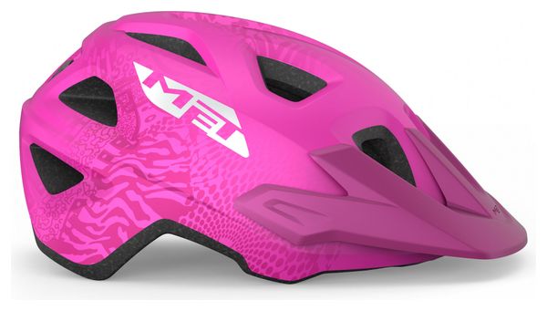 Casque Enfant Met Eldar Bleu Rose Mat