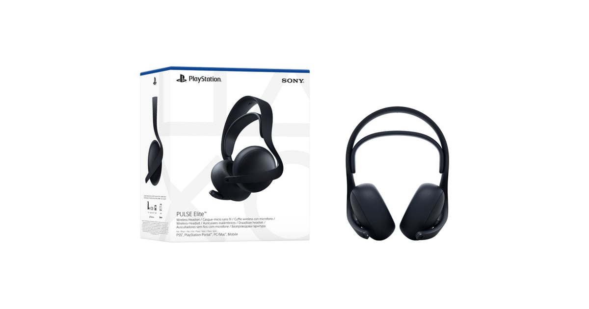 SonyPULSE Elite Wireless-Headset - Midnight black over-ear gaming headset  (Zwart, PlayStation 5 | PlayStation Link | Bluetooth)