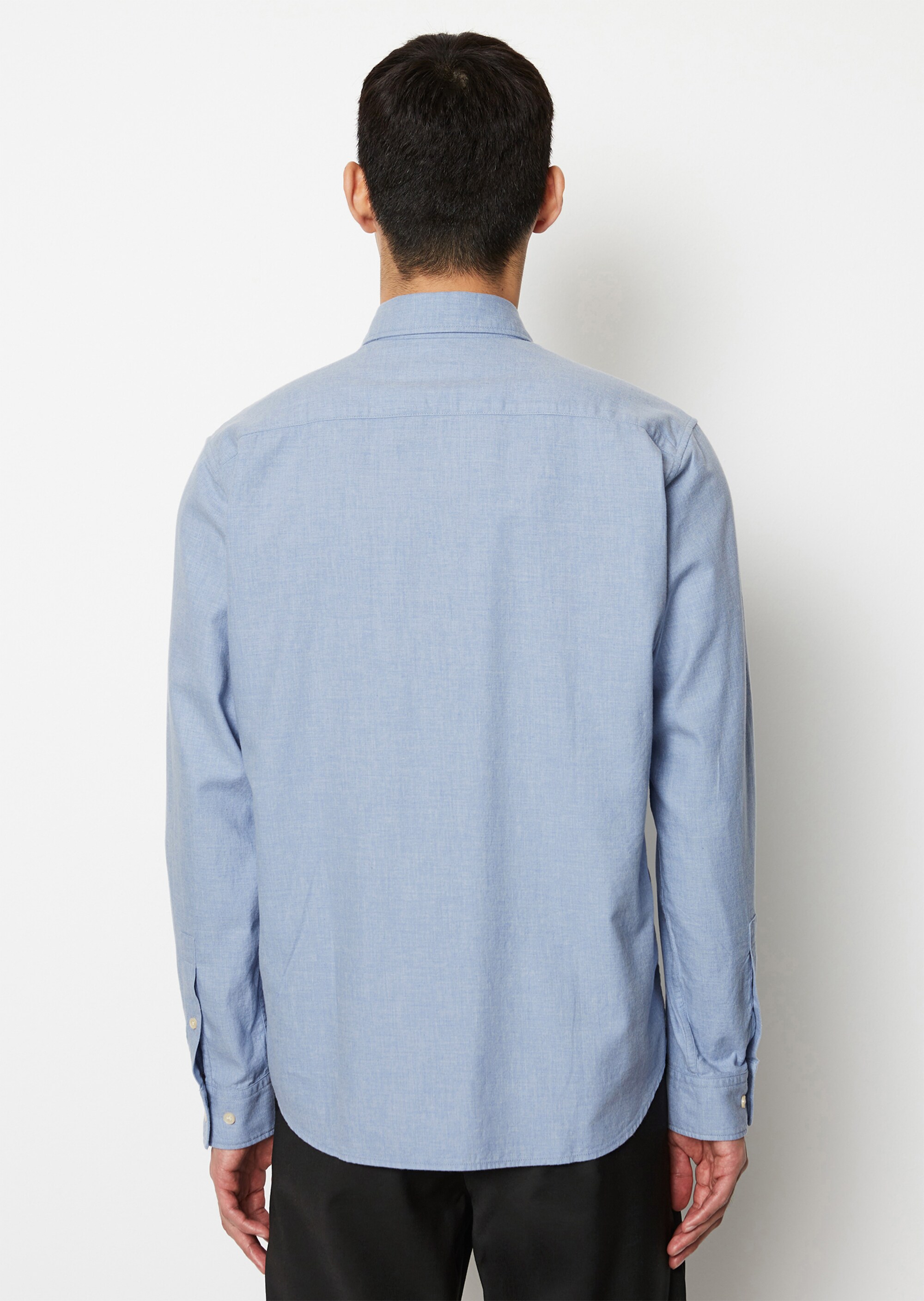 Hemd regular aus weichem Bio-Baumwoll-Twill