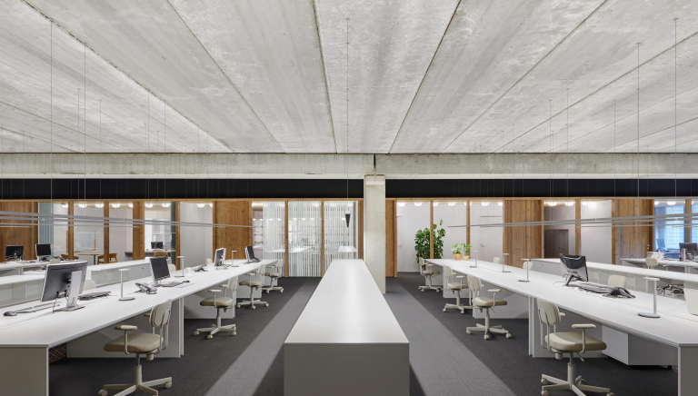 Flos Oblique bureaulamp LED mat antraciet