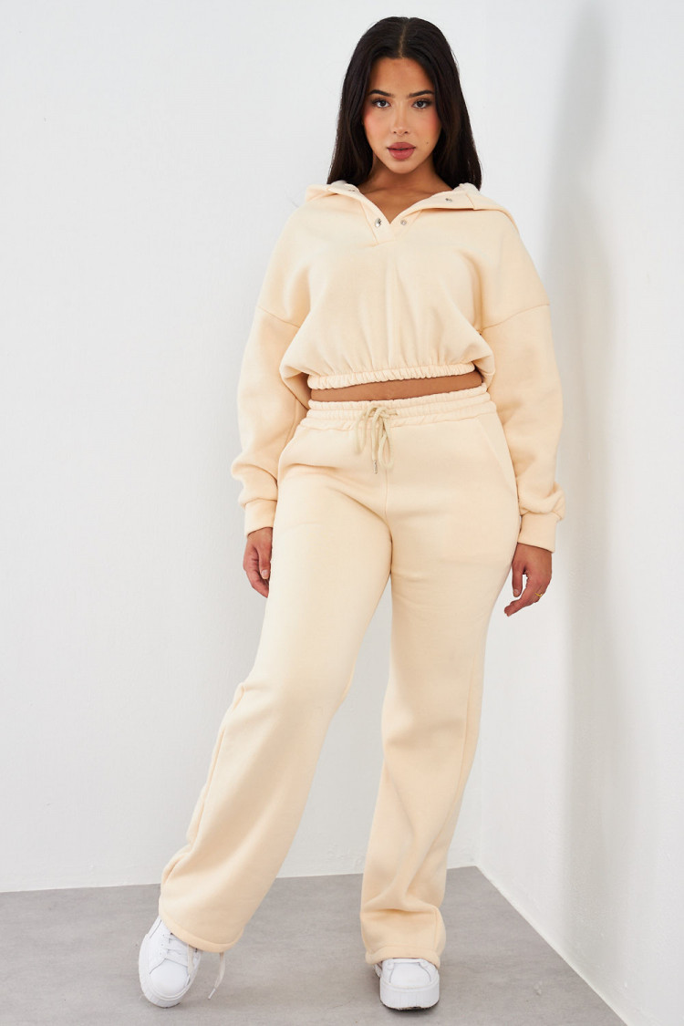 Ensemble 2 pièces sweat + jogging beige
