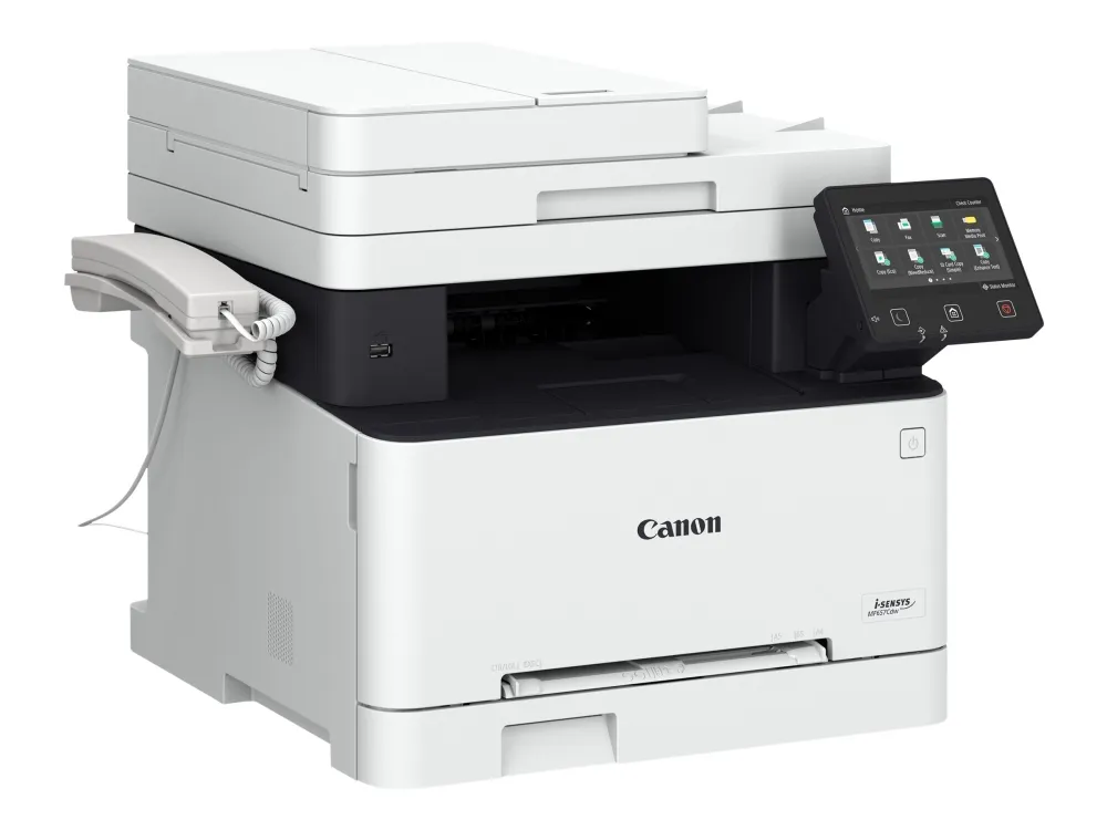 Canon i-SENSYS MF657Cdw - Multifunktionsprinter - farve - laser - A4 (210 x 297 mm), Legal (216 x 356 mm) (original) - A4/Legal (medie) - op til 21 spm (kopiering) - op til 21 spm (udskriver) - 250 ark - 33.6 Kbps - USB 2.0, Gigabit LAN, Wi-Fi(n), US
