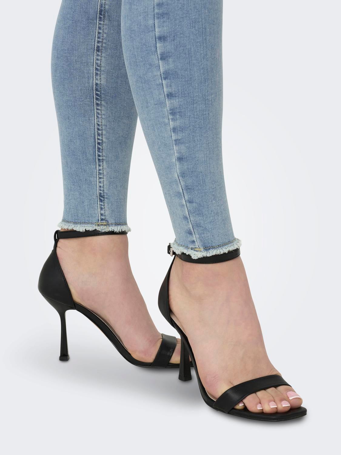 ONLBLUSH Mittlere Taille Skinny Fit Jeans Light Blue Denim