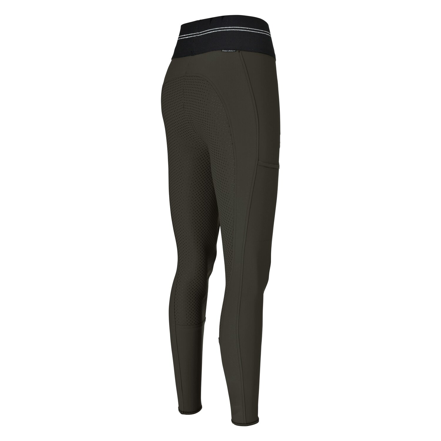 PIKEUR Gesäßeinsatz-Reithose Gia Grip Athleisure - black olive