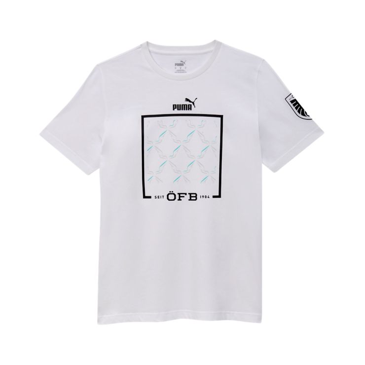PumaÖsterreich Ftblicons Tee - weiß