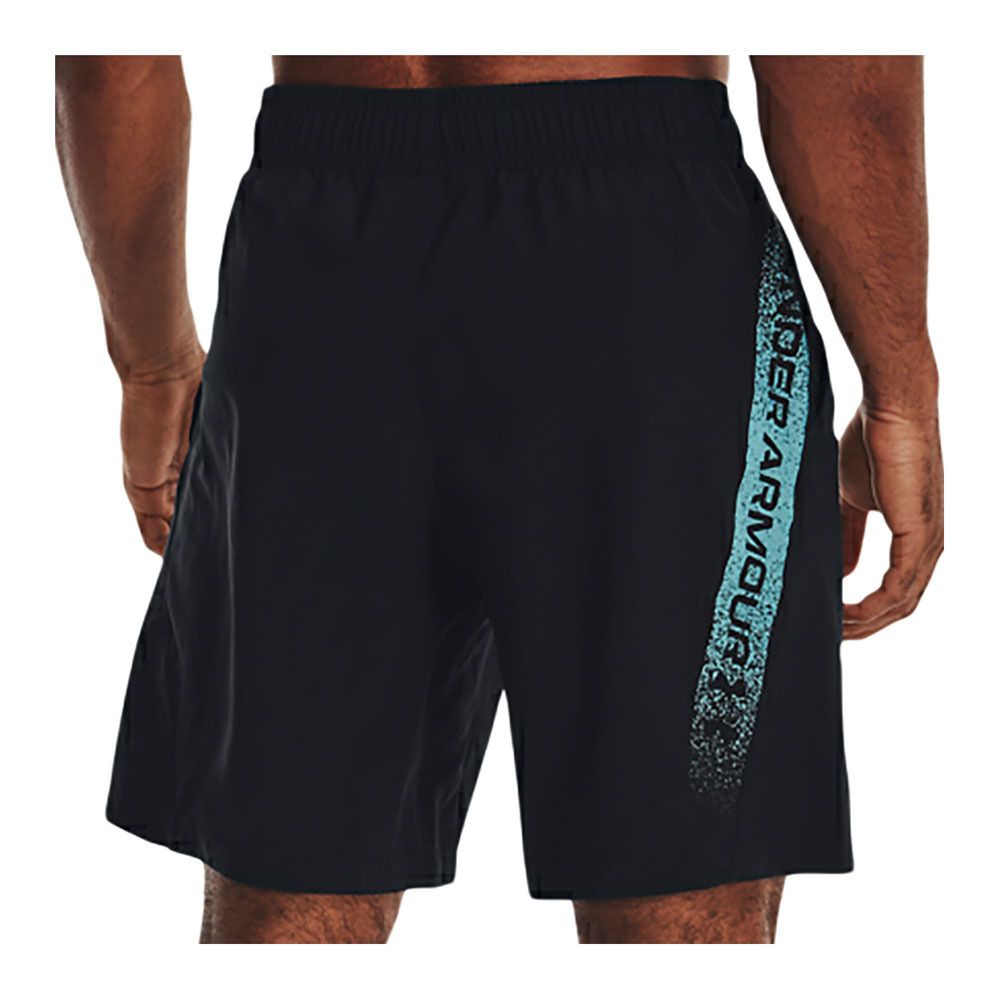 Under Armour UA WOVEN GRAPHIC - Short Homme black/glacier blue