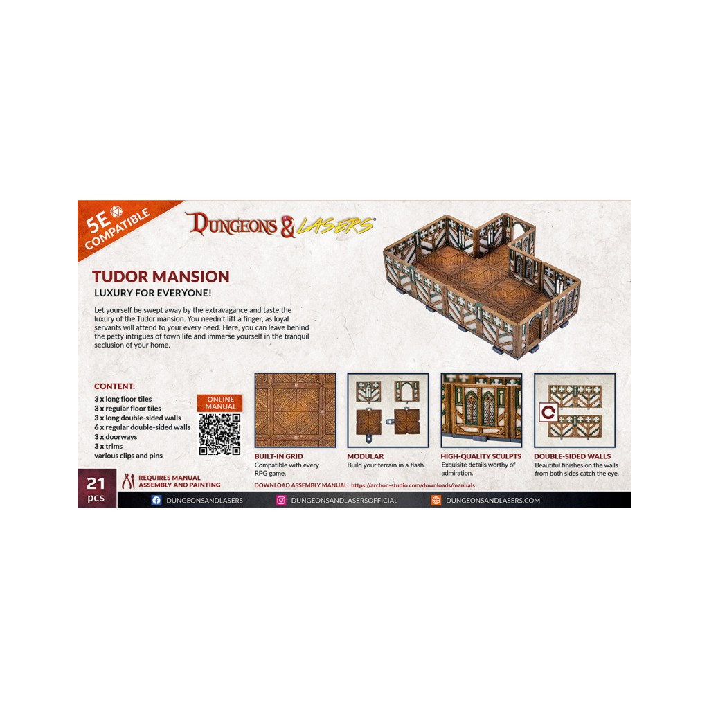 Dungeons & Lasers - Décors - Tudor Mansion
