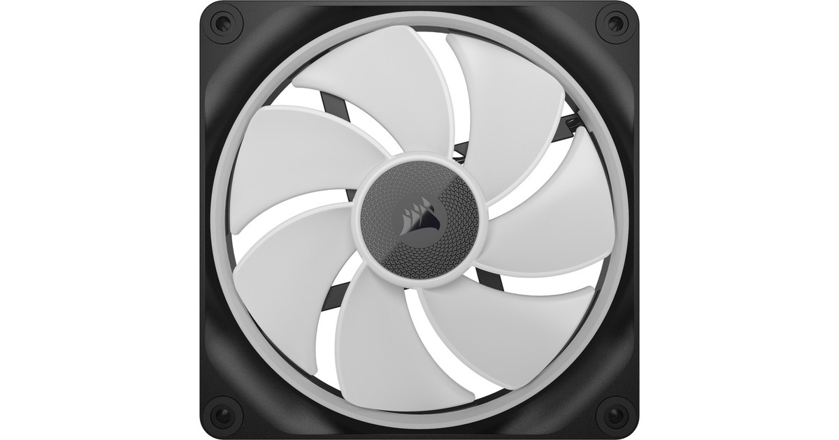 CorsairiCUE LINK LX140-R RGB Reverse Starterskit case fans  (Zwart, 2 stuks, 140 x 140 x 25 mm, PWM)