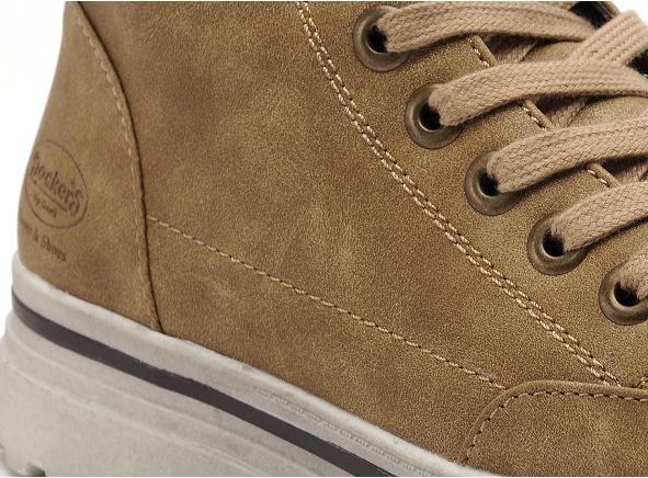 Dockers boots bottine plates femme 49vr906 beige