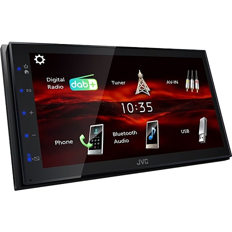 JVC KW-M180DBT 2DIN bilradio med DAB+