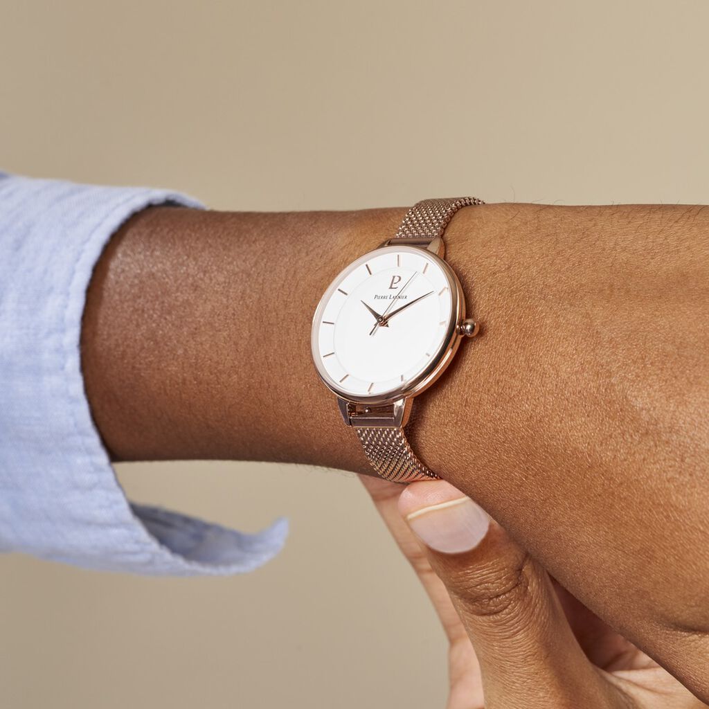 Montre Pierre Lannier Delice Blanc
