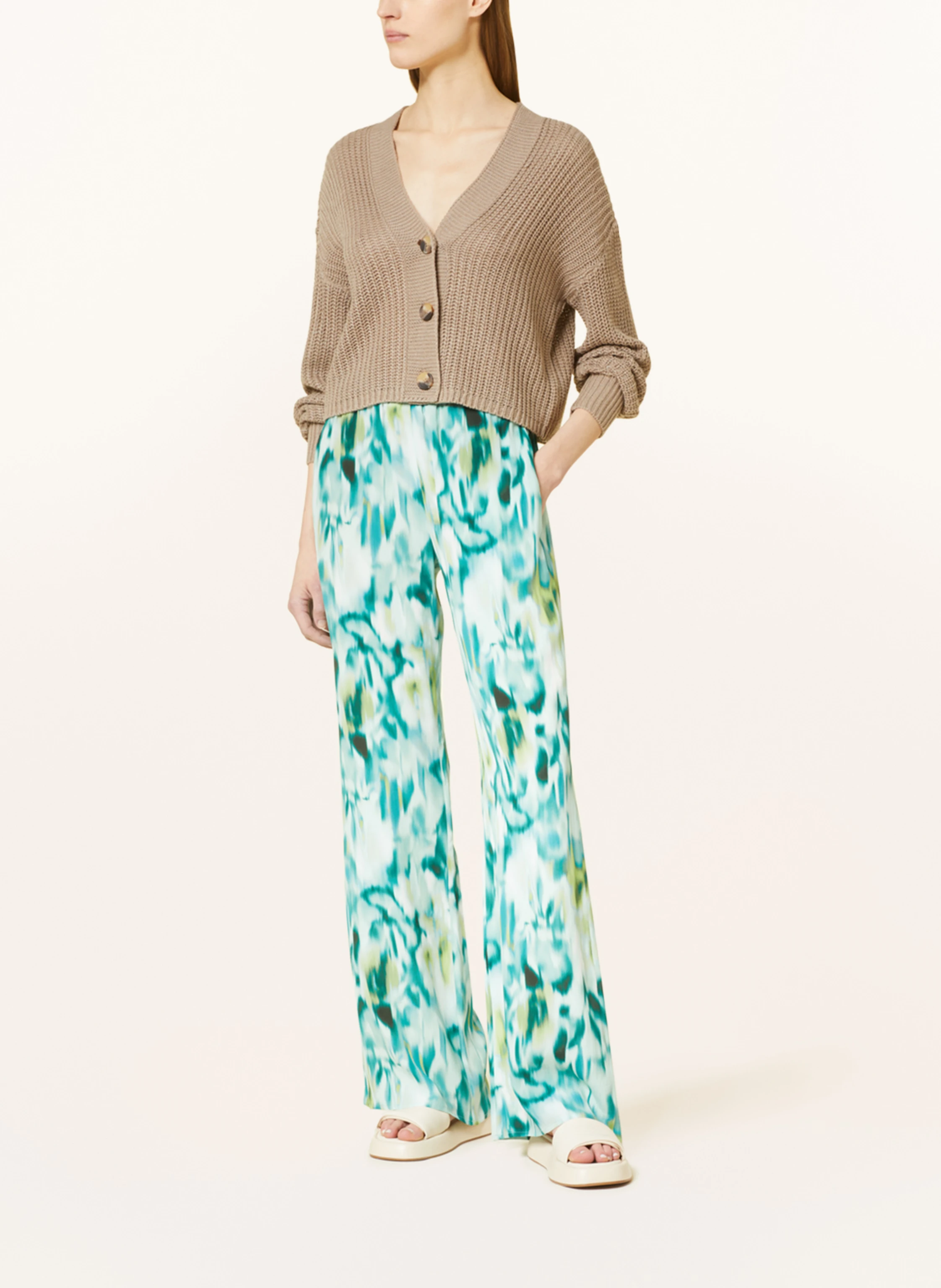 ANTONELLI firenze Marlenehose mit Seide