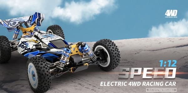 WLToys Buggy 124017 Fierce 1/12 4WD Børsteløs V2
