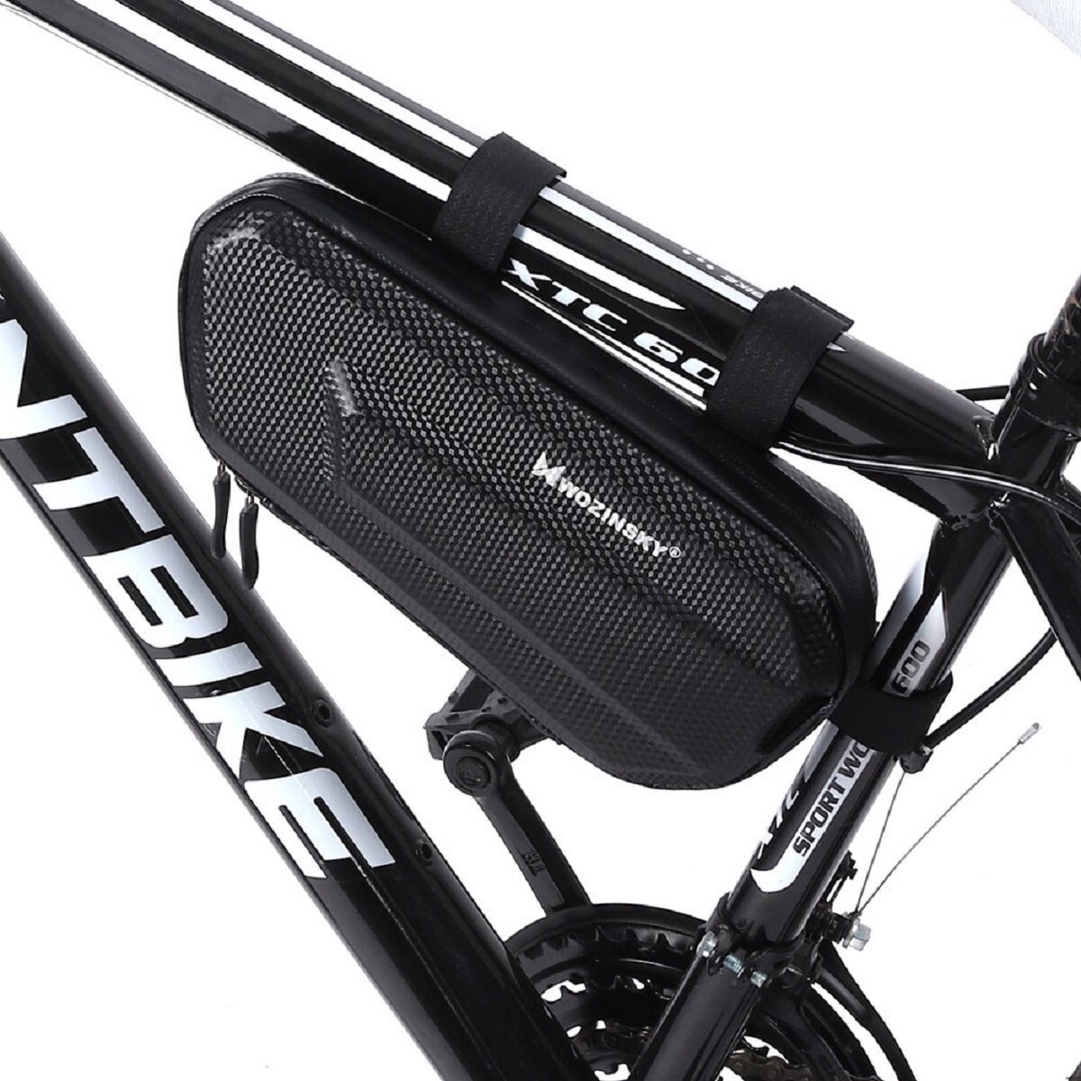 Fahrradrahmentasche 1,5l Fahrradtasche Schwarz