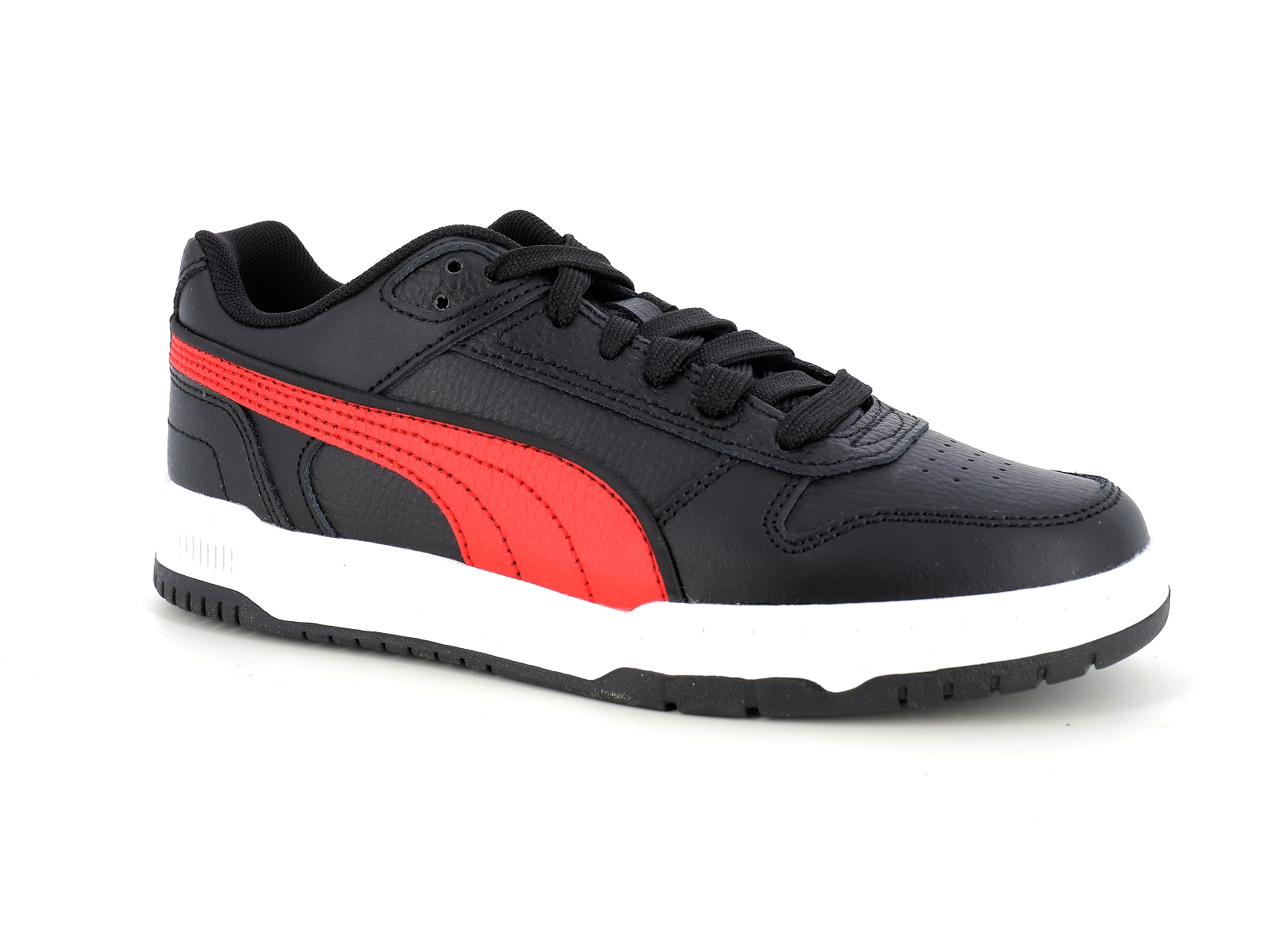 Puma-387350 Matières combinées Noir Rouge