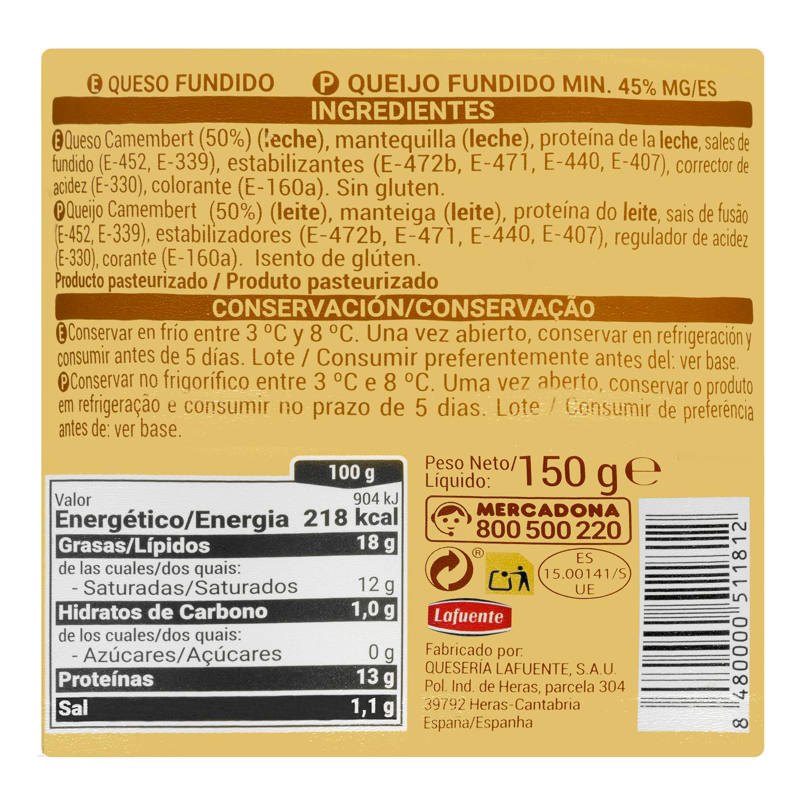 Crème de Camembert Hacendado