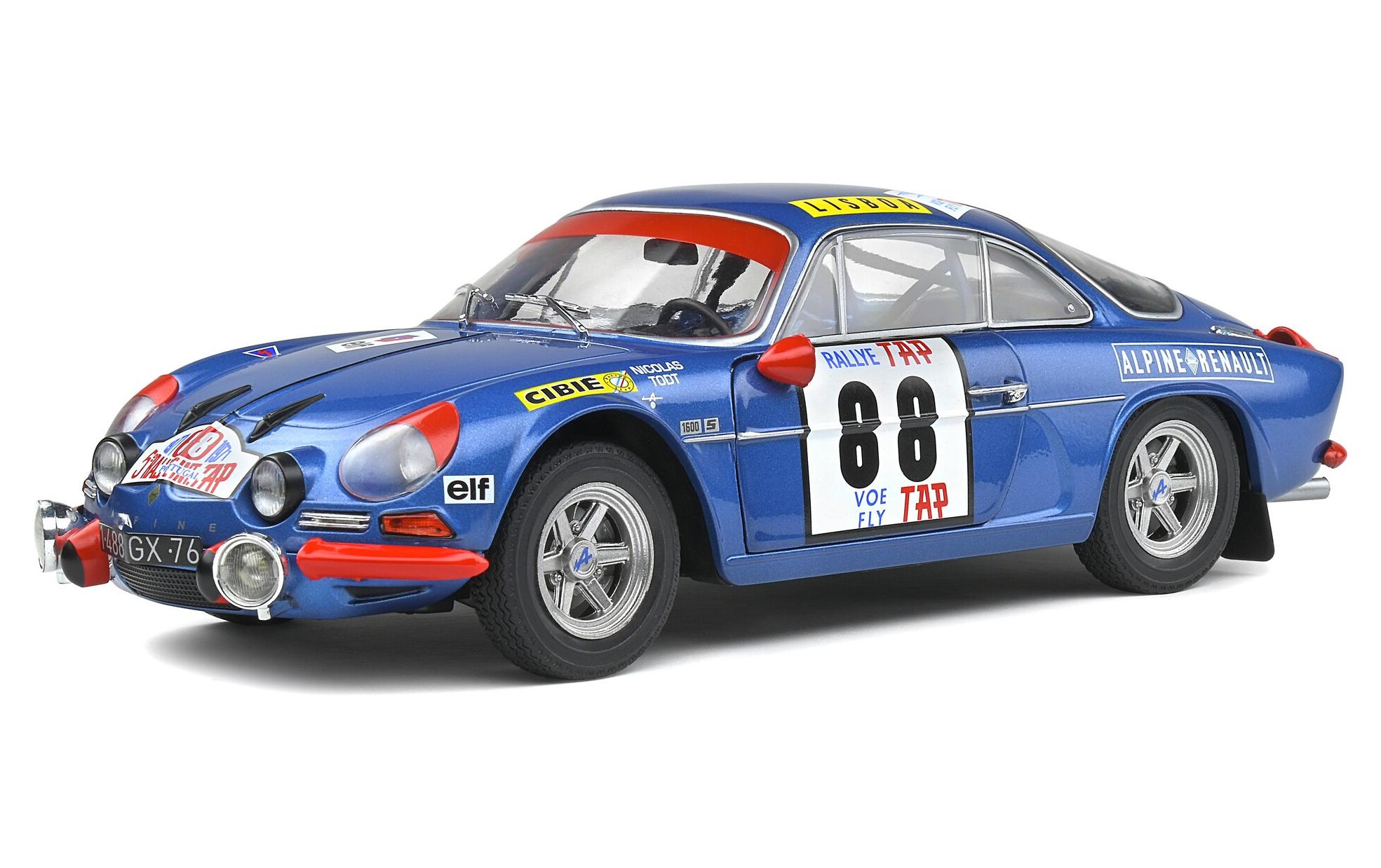 Rally Alpine A110 1600S #88 1:181969 Alpine A110 1600S Rallye du Portugal #88