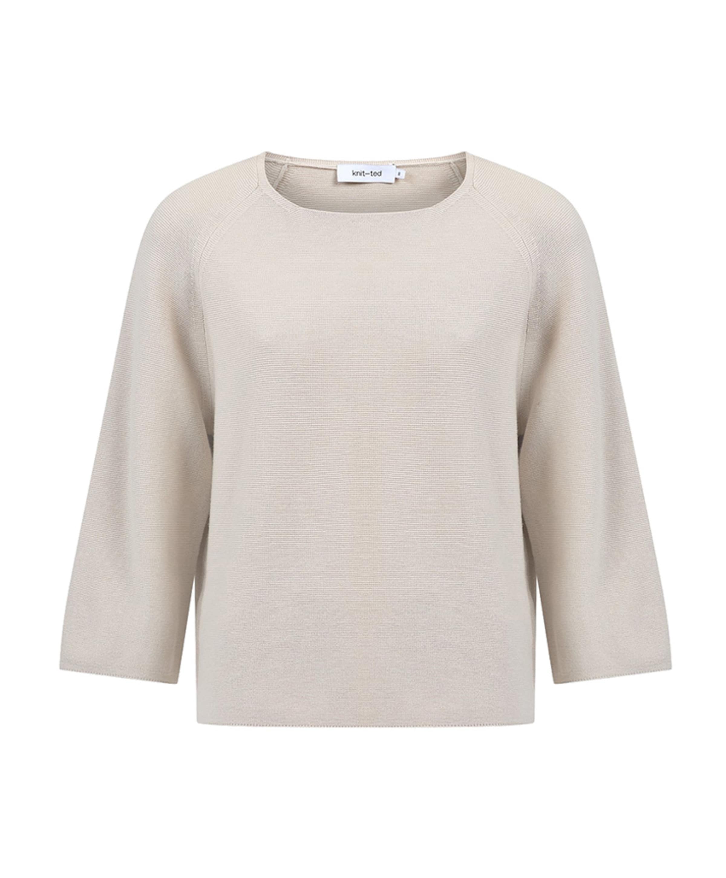 Knit-ted Dames trui beige