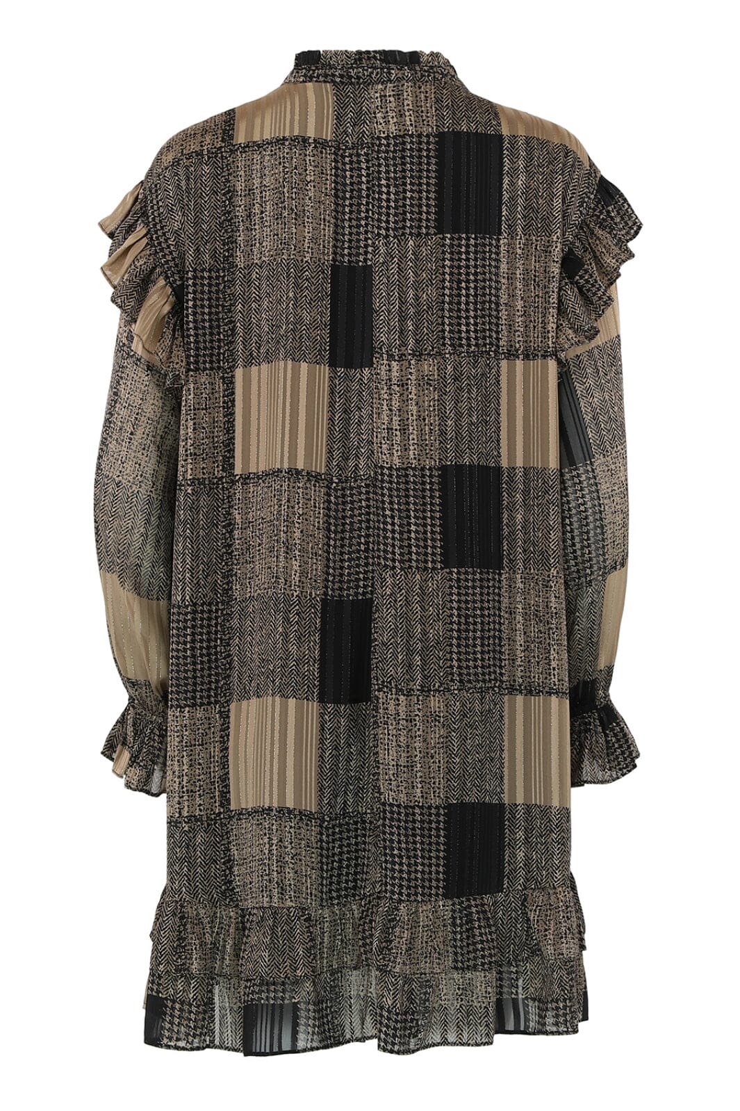 Continue Lee Brown Print Dress