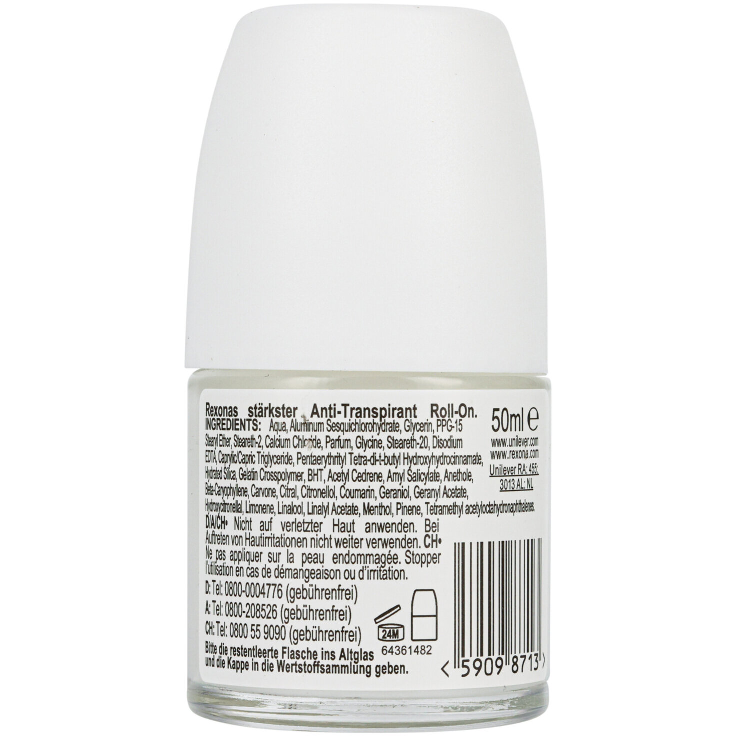 Rexona Men Maximum Protection Deo Roll-On Anti-Transpirant Cobalt Dry