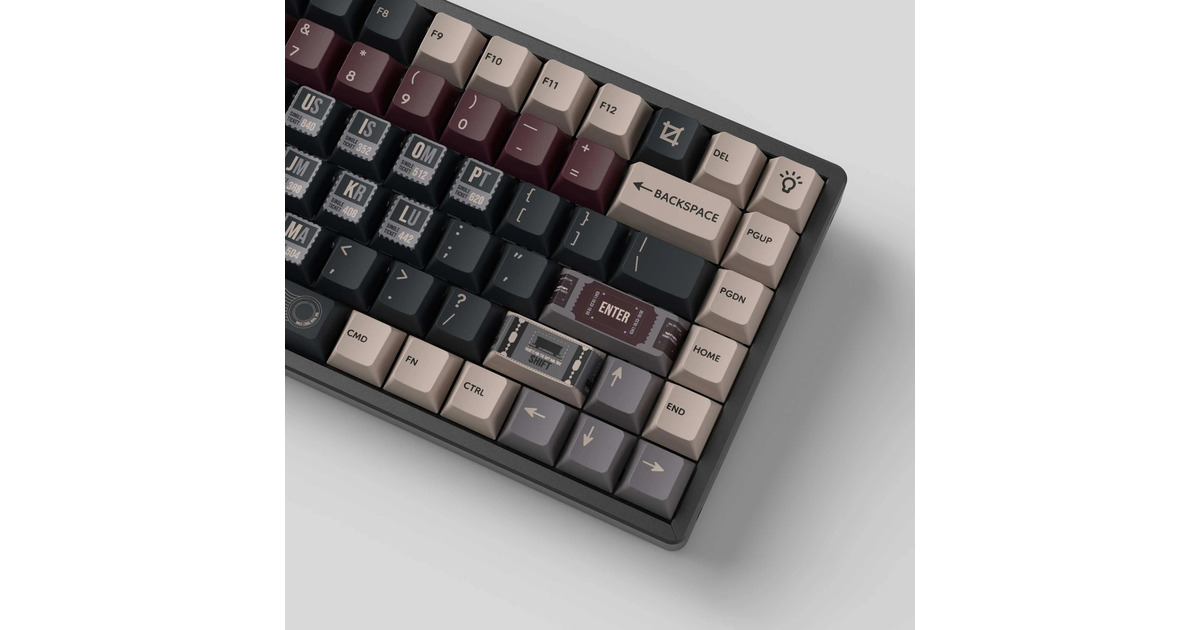 KeychronVintage Stamp - Cherry Profile Dye-Sub PBT Full Keycap Set keycaps  (140 Stuks)