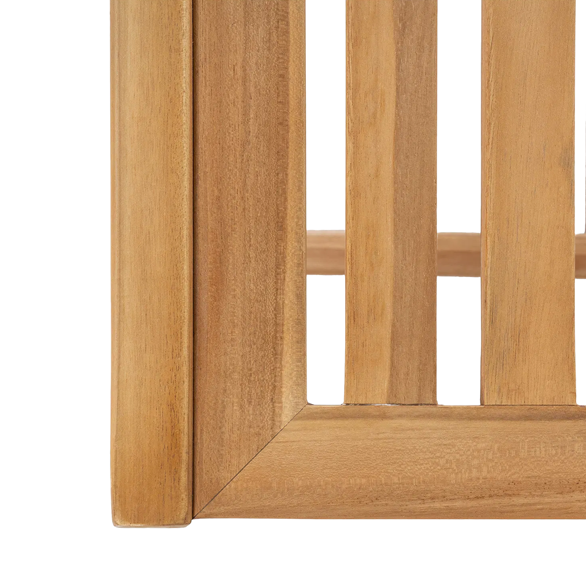 Houten tuin loungeset Tristan - 4delig - met zitkussens Naturel