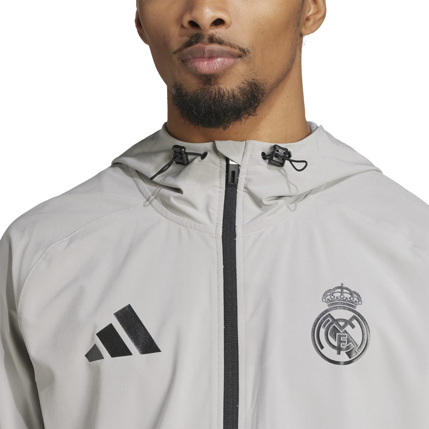 Adidas Real Madrid Vis Tech Vest 2024-2025 Grijs