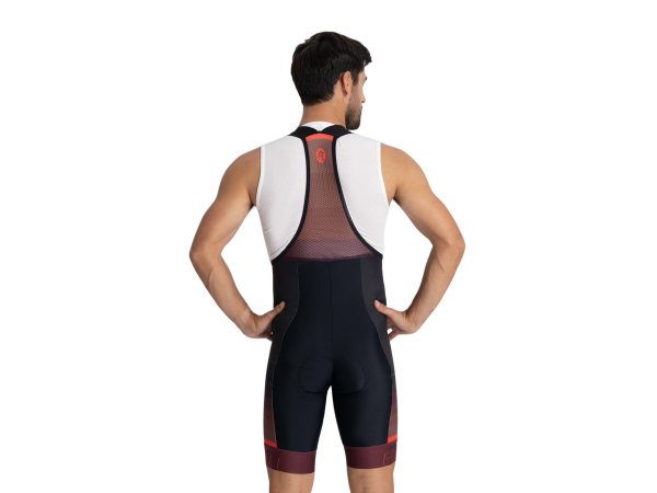 Rogelli Hero 2 Bib Cykelshorts, Black/Red