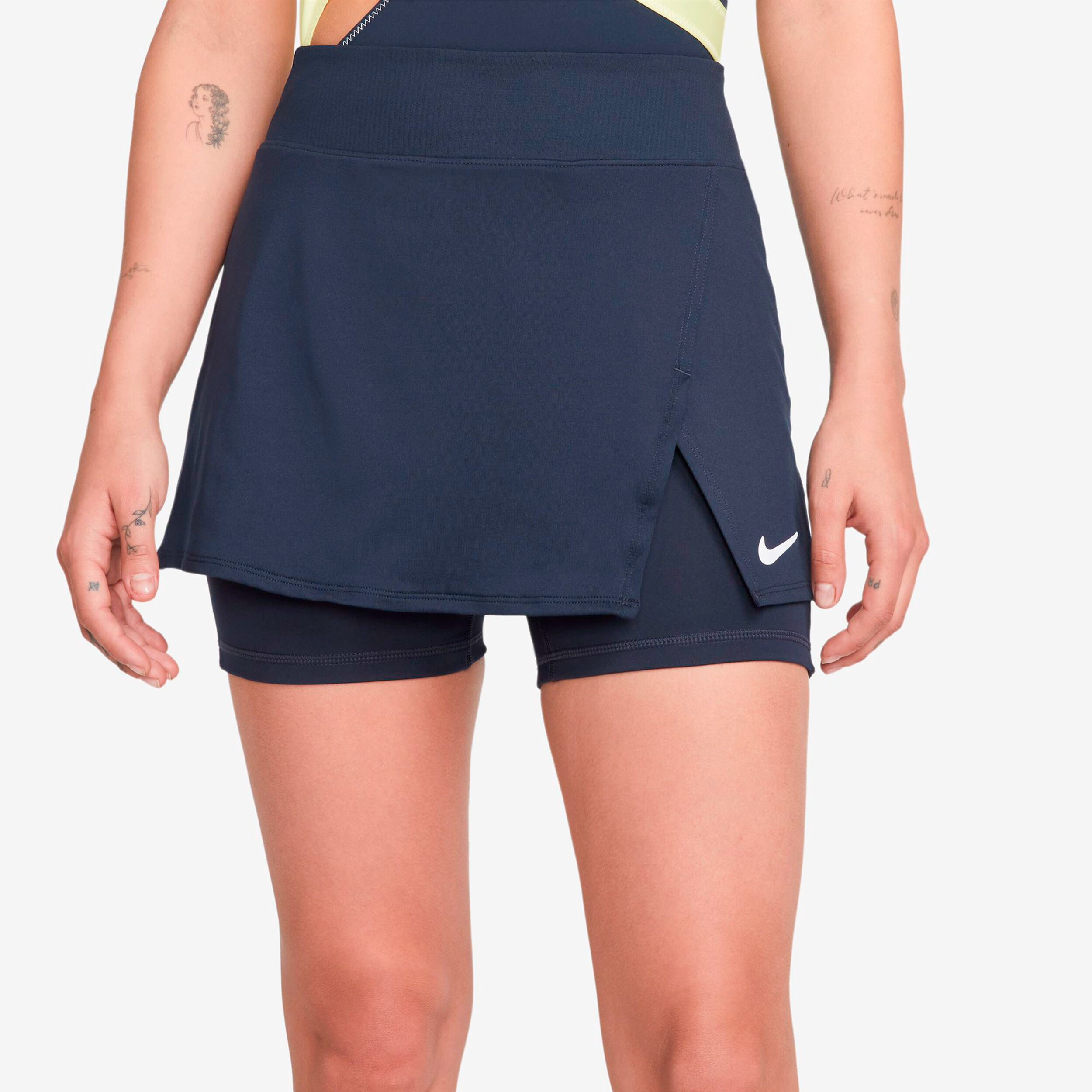 Nike Court Victory Dri-Fit Straight Jupe Femmes - Bleu Foncé