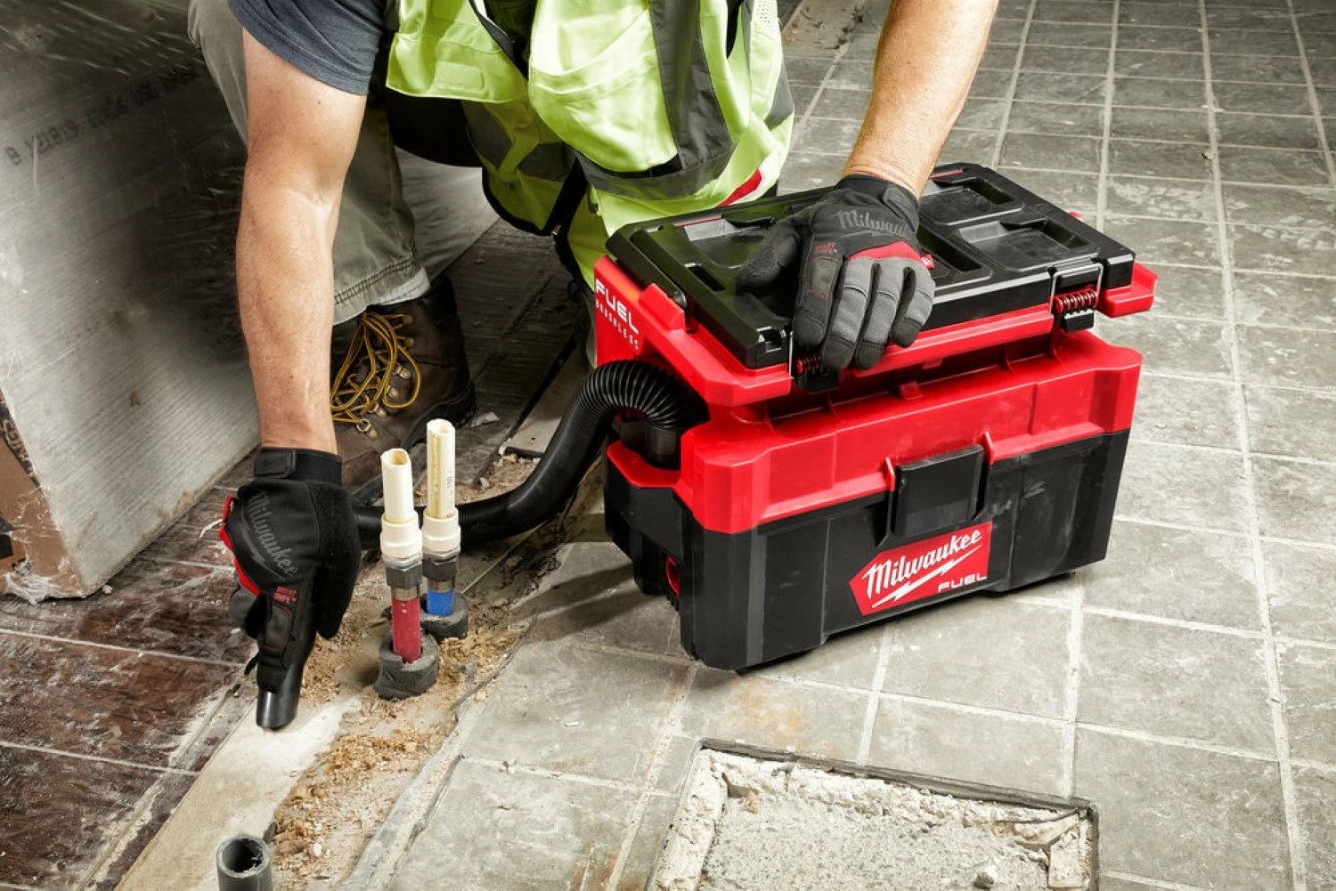 Milwaukee M18 FPOVCL-0 Packout nat/droogzuiger body