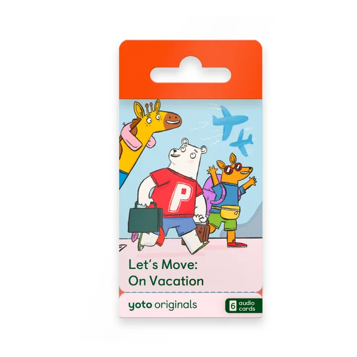 Yoto Player Cartes Yoto Let's Move on Vacation