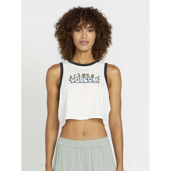 Volcom Fun Fever Tank Star White Women SU24