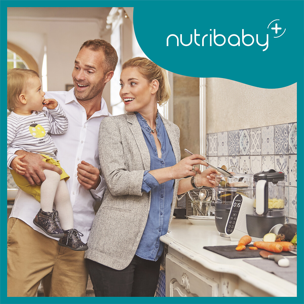 BABYMOOV<br>Robô de cozinha multifuncional Nutribaby plus