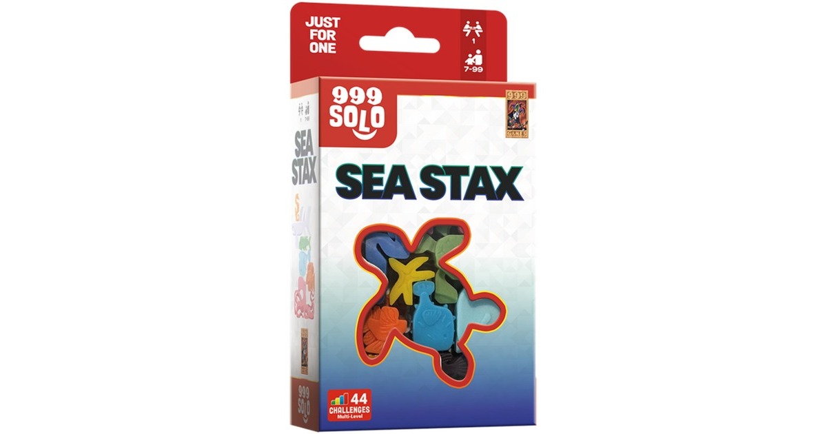 999 GamesSea Stax Denkspel  (Nederlands, 1 speler, Vanaf 7 jaar, 44 opdrachten)