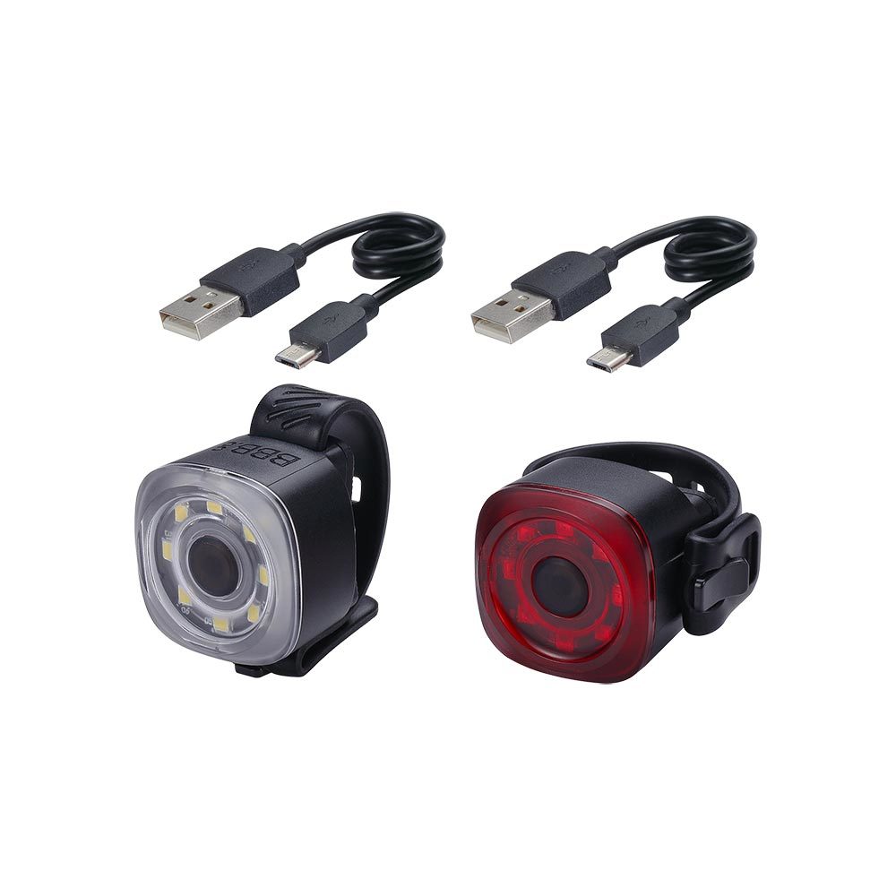 BBB Cycling Minilight Spirit BLS-227 Verlichtingsset Zwart