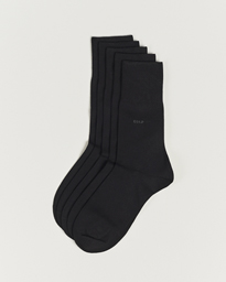 CDLP 5-Pack Bamboo Socks Black