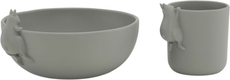Konges Sløjd BUNNY BOWL AND CUP SET Whale
