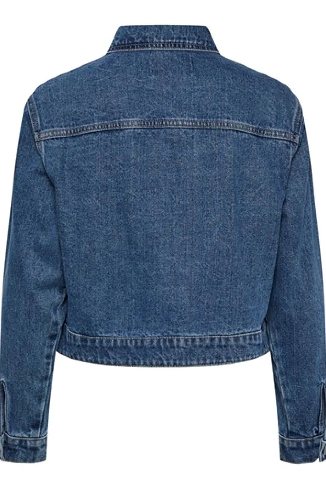 Pieces Pctessie Ls Dnm Jacket Bc medium blue denim