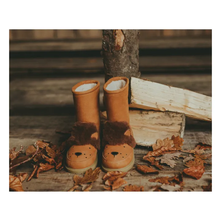 Donsje Bottes Fourrées Wadudu Lion | Camel