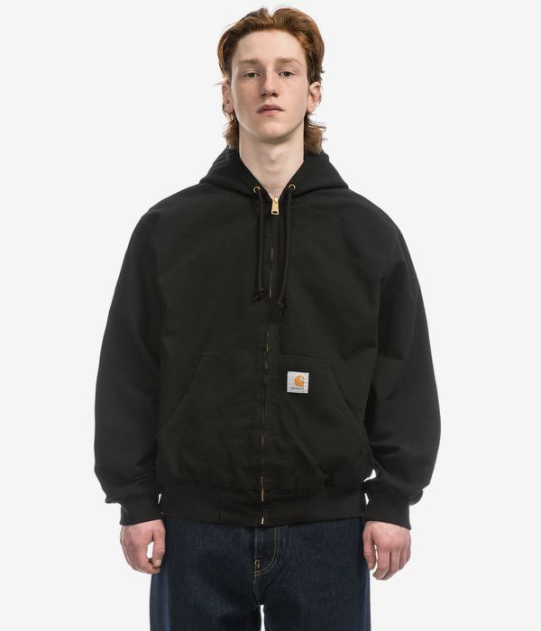 Carhartt WIP OG Active Organic Dearborn Jacke (black rinsed)