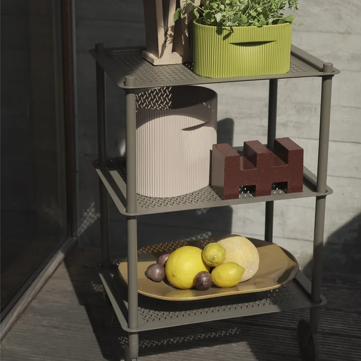 Muuto - Ridge Blumentopf, H 13 cm, off-white