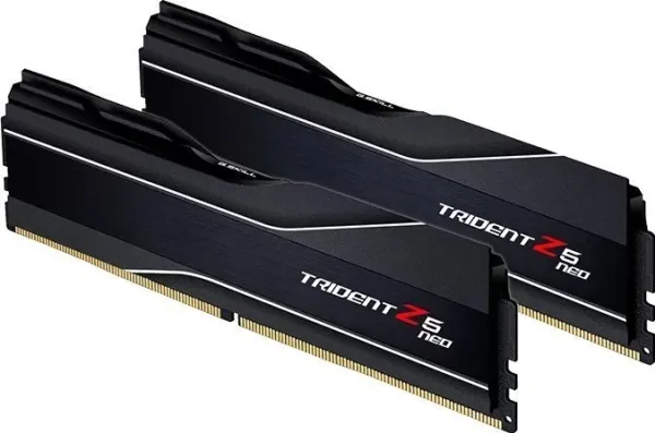 G.Skill Trident Z5 Neo - DDR5 - sæt - 32 GB: 2 x 16 GB - DIMM 288-PIN - 6000 MHz / PC5-48000 - CL30 - 1.35 V - ikke bufferet - ikke-ECC - mat sort