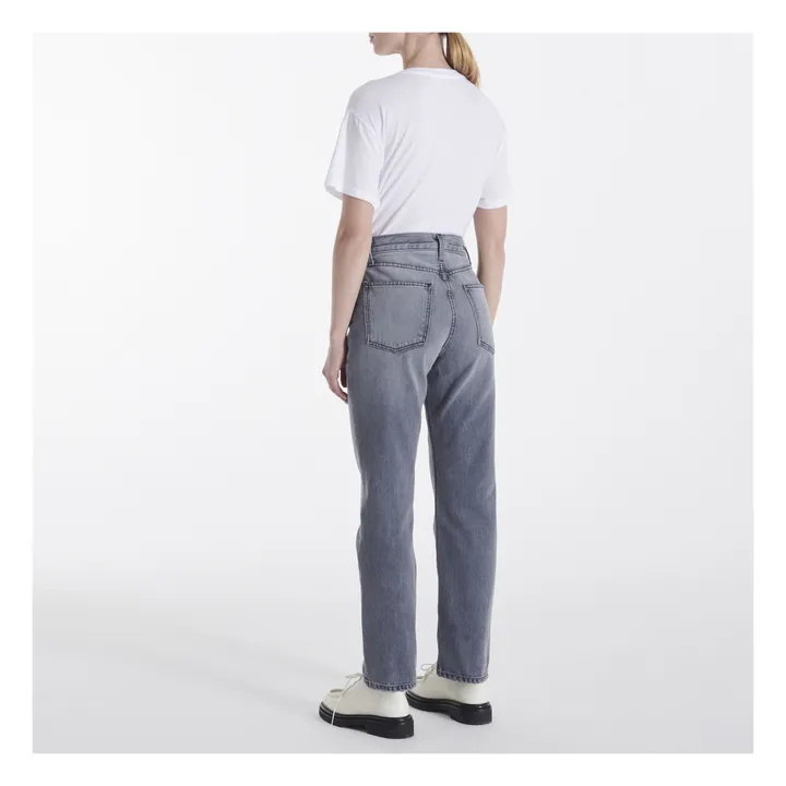 B Sides Jean Droit Taille Haute Arts | Tracing Grey