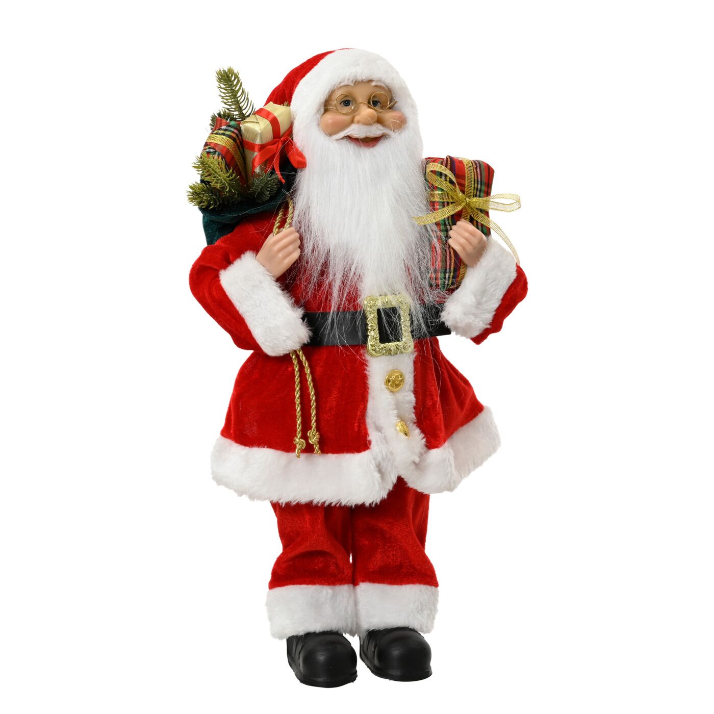 Angela BrudererSanta mit Geschenken, H 45 cm