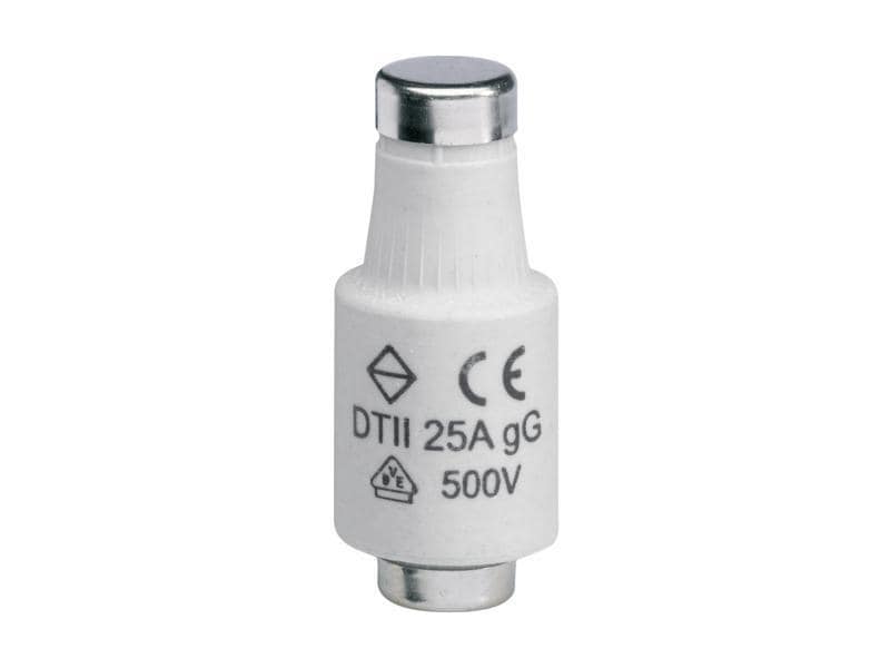 Elektromaterial Schmelzsicherung DII E27 25A 500 V gG mit M Schmelzsicherung (Sicherung, Träge (T))