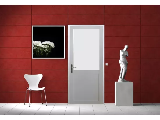 Bloc Porte Athena Blanc H204 X L73 Poussant Droite Cotes Tableau Gd Menuiseries